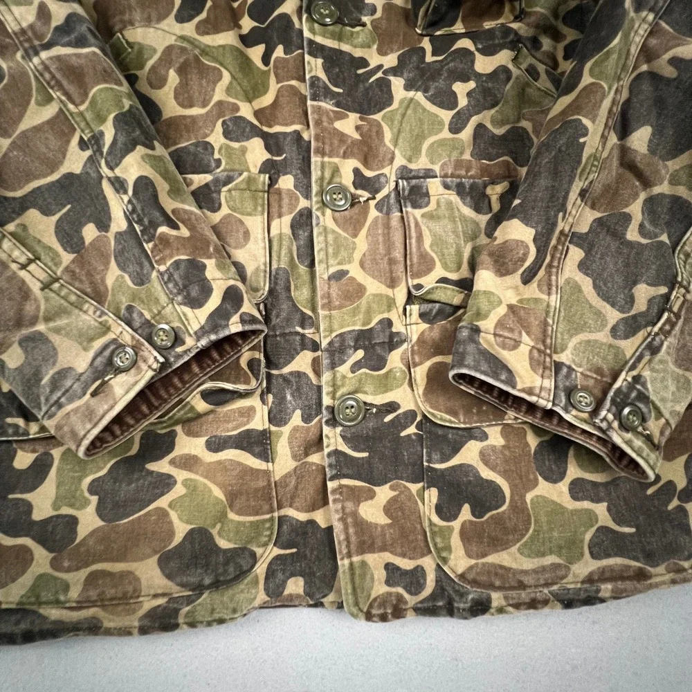 RedHead Bone-Dry Hunting Jacket Men 44 Camo Duck Hunter Vintage Canvas FieldCoat